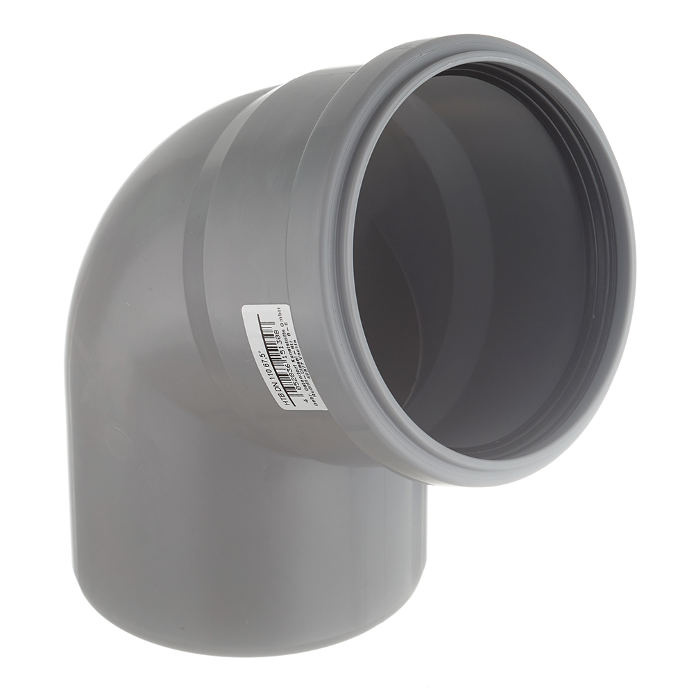 original-28482.jpg Отвод Ostendorf НТВ d110 мм 67° пластиковый для внутренней канализации (115130) — изображение 1