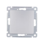 Переключатель Hegel Master одноклавишный встраиваемый серебро (ВС10-461-06)