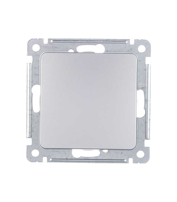 original-28520.jpg Переключатель Hegel Master одноклавишный встраиваемый серебро (ВС10-461-06) — изображение 1