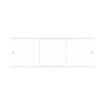 Экран для ванны Метакам Bravo ПВХ 148х52 см белый раздвижной (ЭПS_012169)