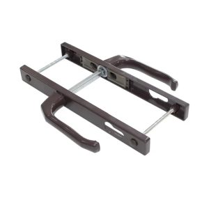 Ручка для металлопластиковой двери коричневая двусторонняя