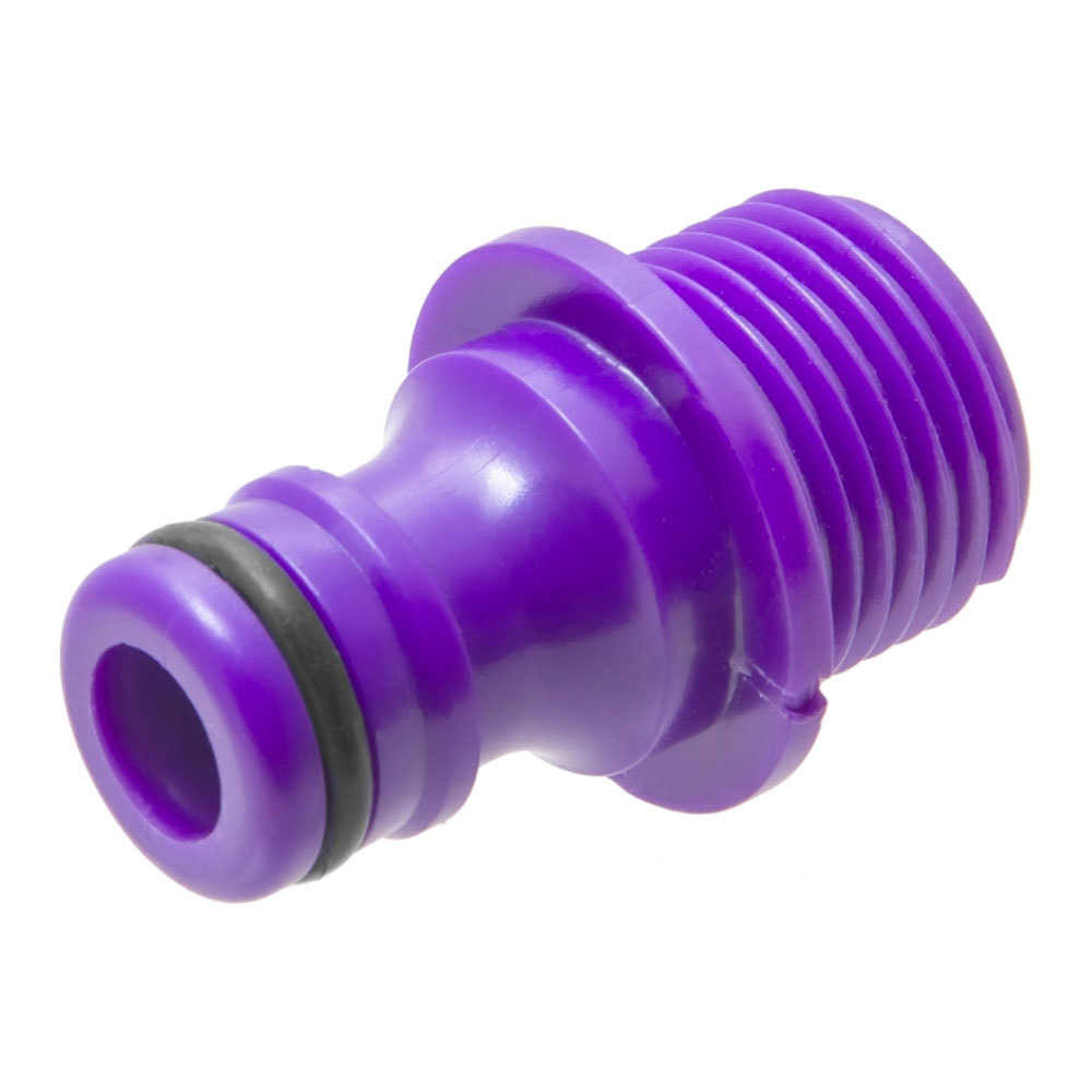 original-28576.jpg Адаптер 1/2 для соединения шлангов MasterProf наружная резьба пластиковый (ДС.070873) — изображение 1