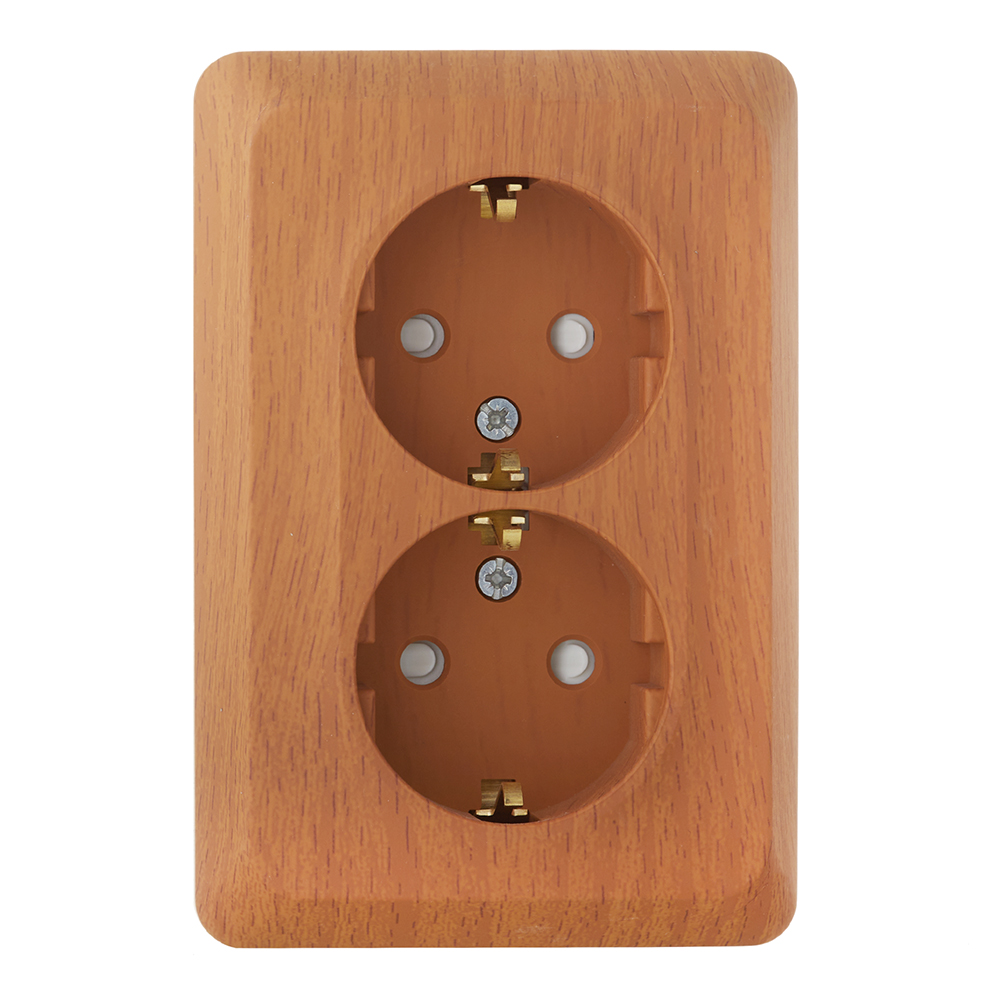 original-28610.jpg Розетка Systeme Electric Этюд накладная бук со шторками (PA16-108T) — изображение 1