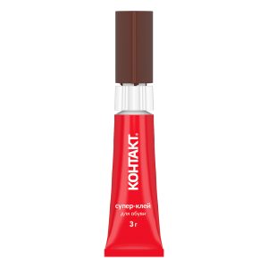 Клей Контакт для обуви секундный прозрачный 3 г на блистере