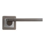 Ручка дверная Punto Galaxy квадратная розетка графит/хром