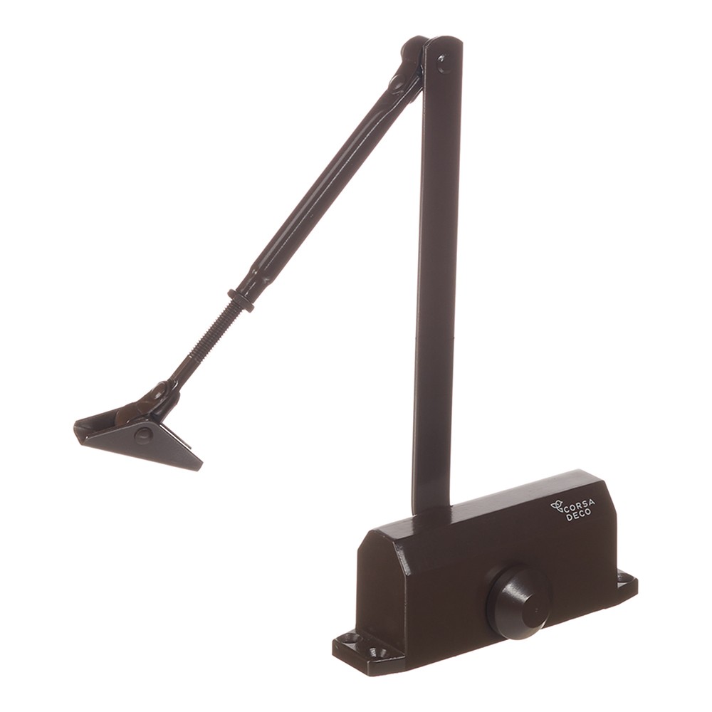 original-2873.jpg Доводчик дверной Corsa Deco (40-60 кг) коричневый — изображение 1