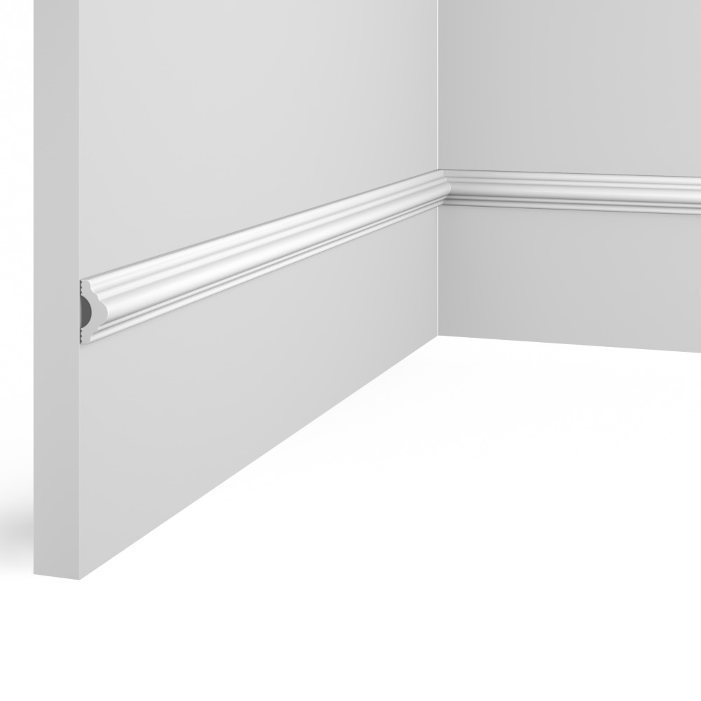 original-28742.jpg Молдинг из экополимера ударопрочный 25х12х2000 мм Artiva Standart белый — изображение 1