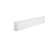 Декоративная рейка из экополимера 20х10х2000 мм Cosca Decor RX005 белая