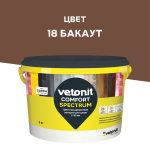 Затирка цементная Vetonit Comfort Spectrum 18 бакаут 2 кг