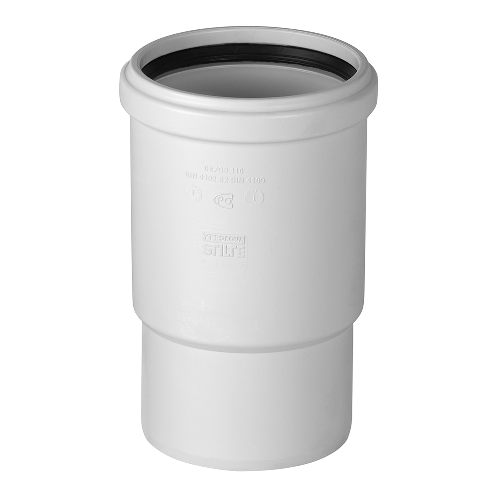 original-28823.jpg Патрубок Pro Aqua Stilte Plus d110 мм пластиковый шумопоглощающий для внутренней канализации — изображение 1