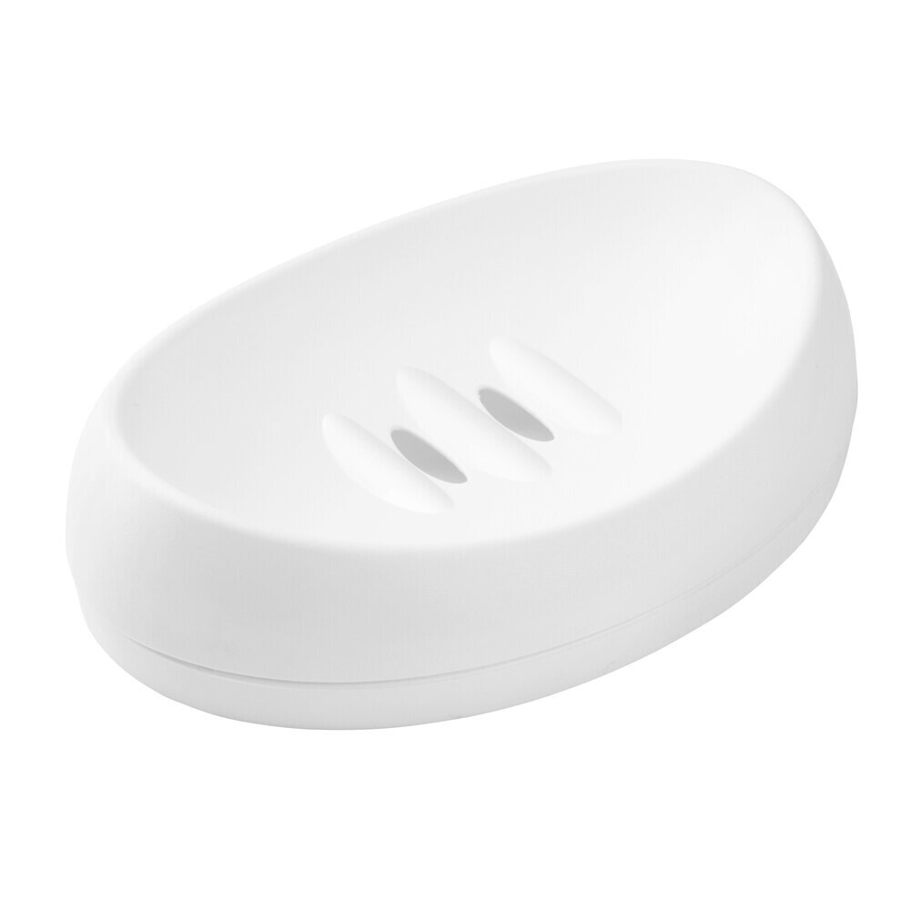 original-2884.jpg Мыльница для ванной Martika Камея настольная пластик белая (С14-54) — изображение 1