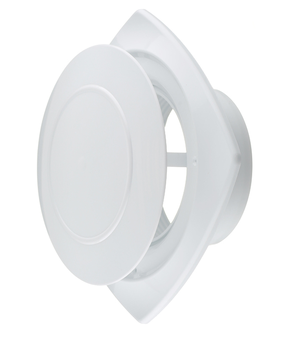 original-28842.jpg Анемостат вытяжной регулируемый Era с фланцем d125 мм белый — изображение 1