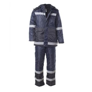 Костюм рабочий мужской утепленный Спрут Метео 60-62 рост 182-188 см темно-синий/черный