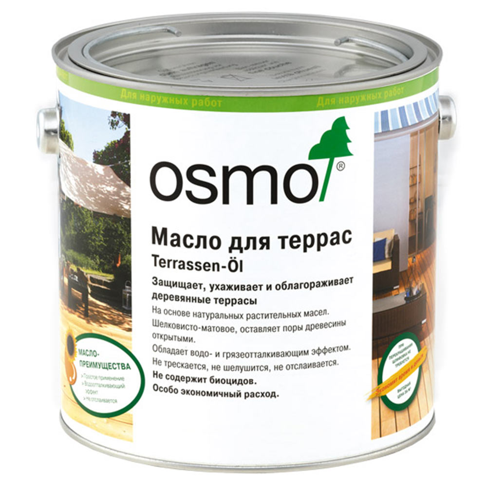 original-28980.jpg Масло Osmo Terrassen-Оle для террас дуб 2,5 л — изображение 1