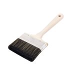 Кисть плоская смешанная щетина деревянная ручка Wenzo Wood 100х18 мм для антисептиков