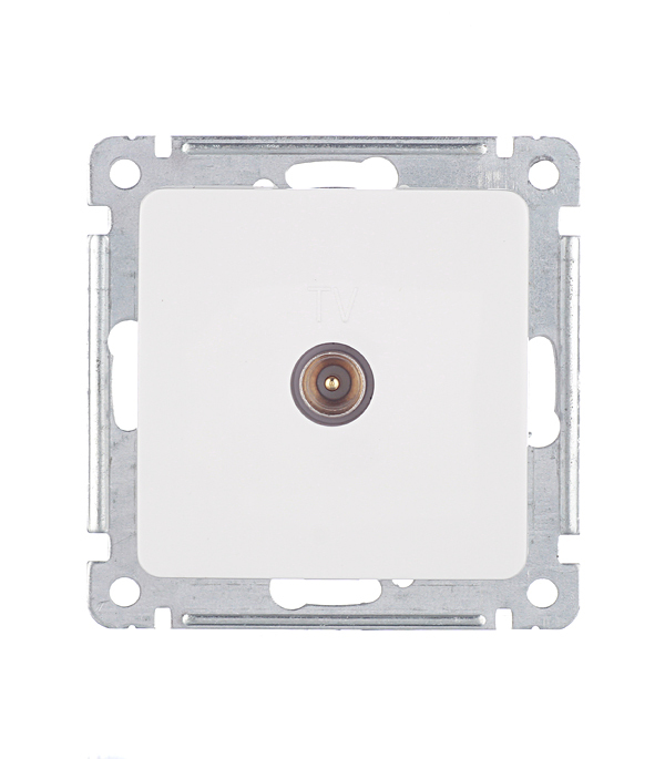 original-29091.jpg Розетка телевизионная Hegel Master встраиваемая белая (РСТВ-401) — изображение 1