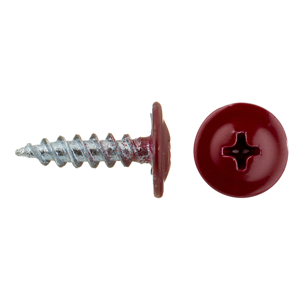 original-2916.jpg Саморезы клопы 16x4,2 мм Daxmer (200 шт.) красный RAL 3005 — изображение 1