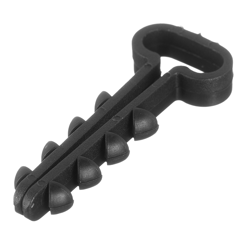 original-29161.jpg Дюбель-хомут для плоского кабеля Rexant 6-12 мм черный (100 шт.) (07-4614) — изображение 1