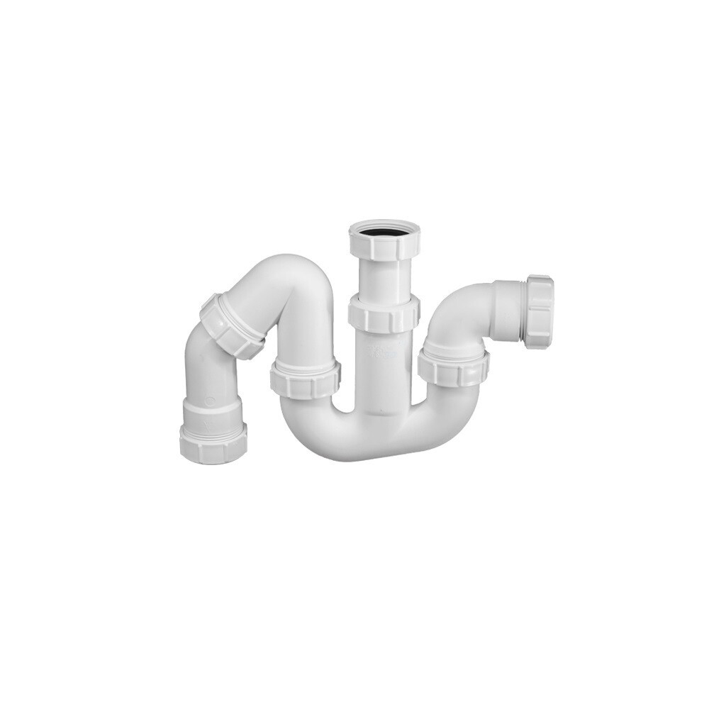 original-2935.jpg Сифон для мойки McAlpine 1 1/2х40 мм без выпуска с тройным отводом с соединением 40 мм (5395) — изображение 1