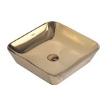 Раковина Abber Rechteck 43 см накладная золото (AC2205GG)
