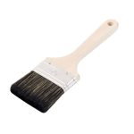 Кисть плоская смешанная щетина деревянная ручка Wenzo Wood 70х14 мм для антисептиков