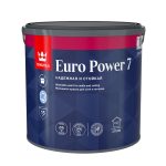 Краска моющаяся Tikkurila/Tikkivala Euro Power 7 база А белая 2,7 л