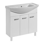 Тумба под раковину АСБ-Мебель Лиана 80 см напольная белая (12166)
