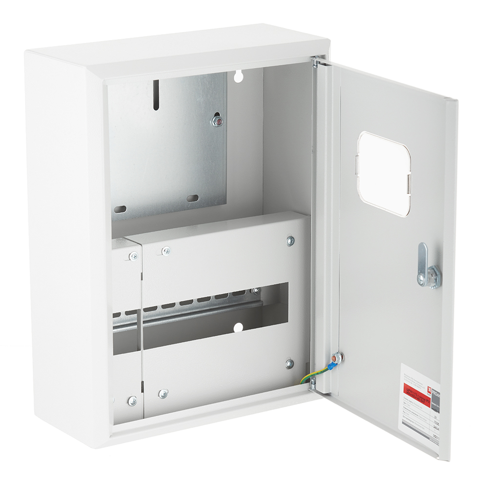 original-29481.jpg Щит учетно-распределительный навесной EKF PROxima ЩУРн 1/12 металлический IP31 400х300х140 мм 12 модулей с окном для снятия показаний счетчика — изображение 1