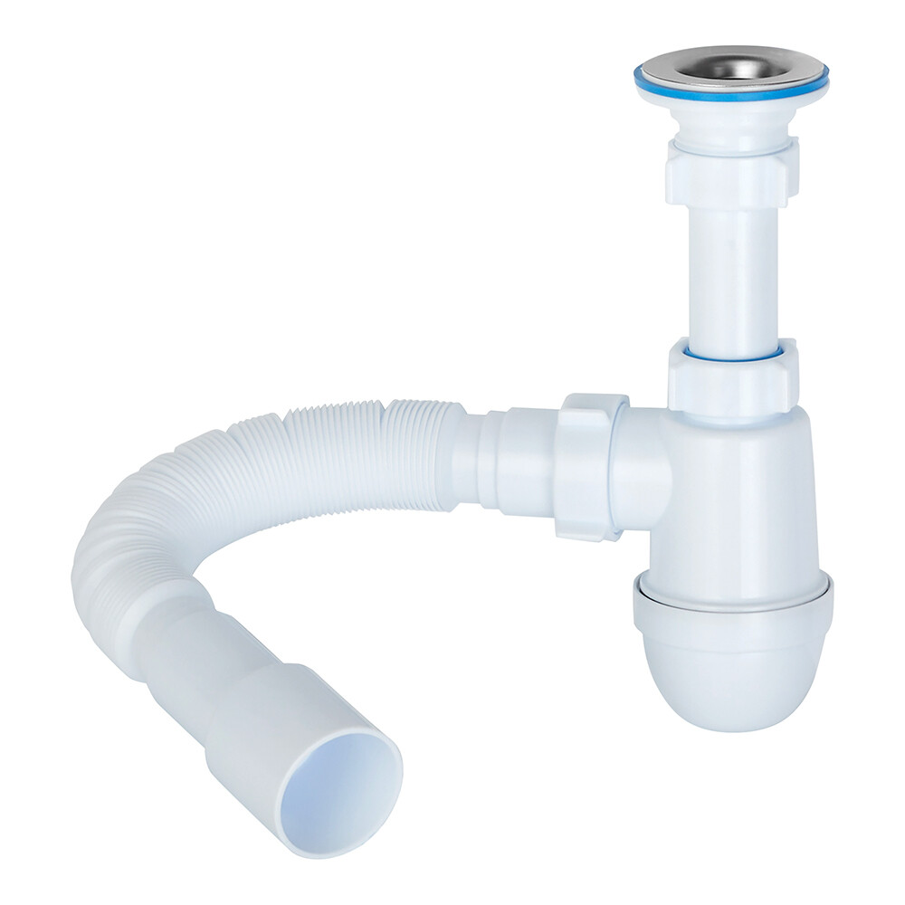 original-29594.jpg Сифон для раковины АНИ пласт 1 1/4х40 мм с выпуском d65 мм с соединением 40/50 мм (C1015) — изображение 1