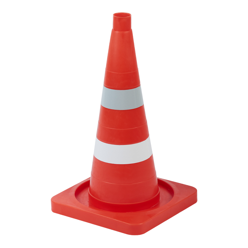 original-29745.jpg Конус дорожный Протэкт 500 мм упругий со светоотражающей лентой и краской — изображение 1