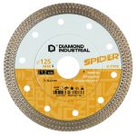 Диск алмазный по керамограниту Diamond Industrial Spider 125х22,2х1,2 мм турбо сухой рез