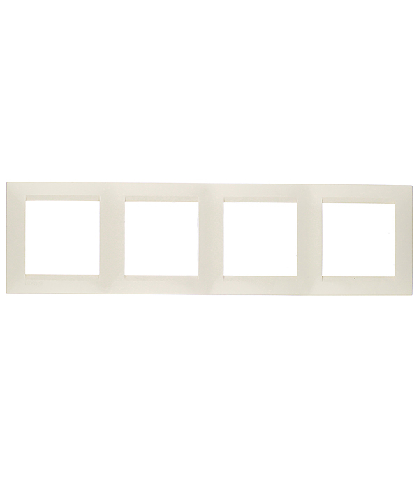 original-29992.jpg Рамка Simon 15 четырехместная слоновая кость (1500640-031) — изображение 1