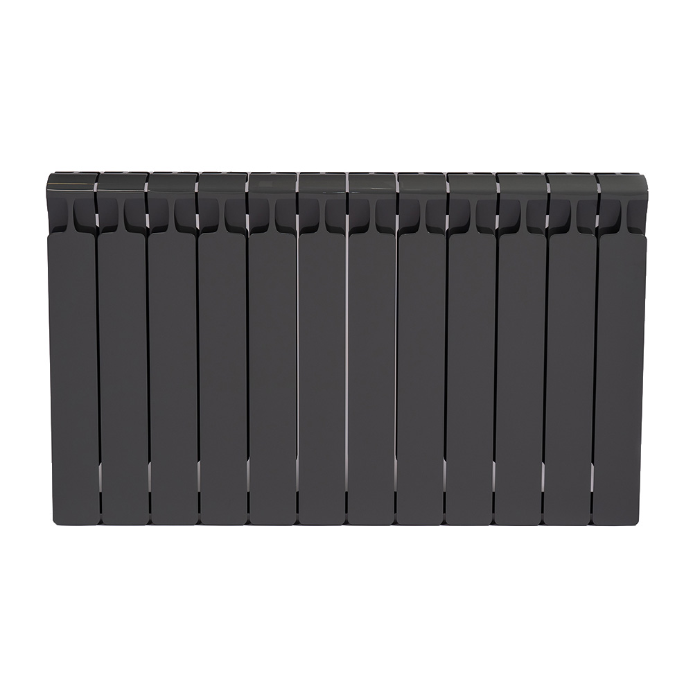 original-30025.jpg Радиатор биметаллический Rifar Monolit 500 мм 12 секций 3/4 боковое подключение серый — изображение 1