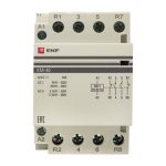 Контактор модульный EKF PROxima КМ (km-3-40-22) 230-240 В 40 А тип AC 2НО+2НЗ