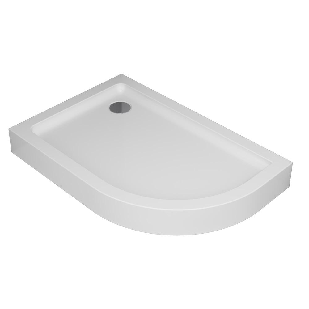 original-30198.jpg Поддон AM.PM Like акриловый 120х80х15 см асимметрия белый низкий (W83T-302L120W) — изображение 1