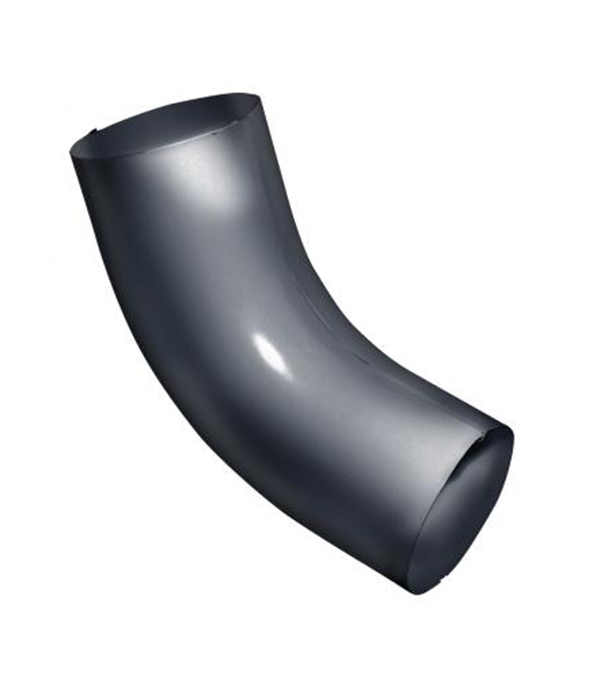 original-30443.jpg Колено трубы Grand Line металлическое d90 мм 60° графитовый серый RAL 7024 — изображение 1