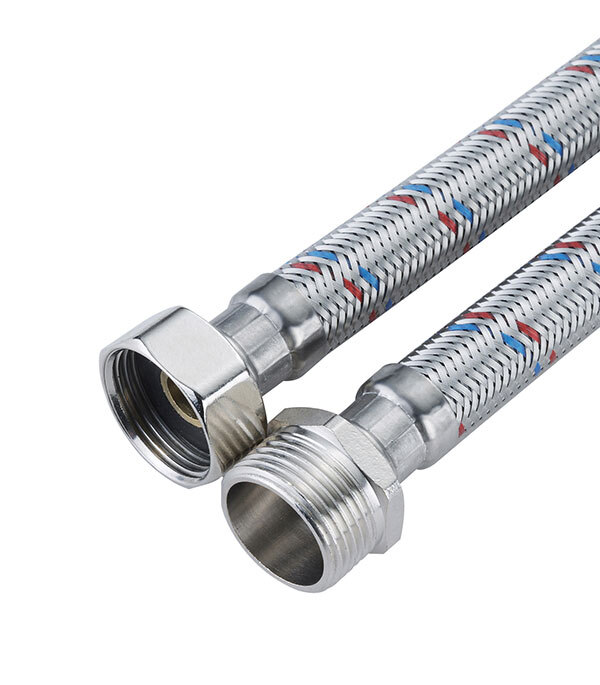 original-30467.jpg Подводка гибкая для воды СТМ 1 ВР(г) х 1 НР(ш) 100 см (48010/31272/SW1HM100/5255) — изображение 1