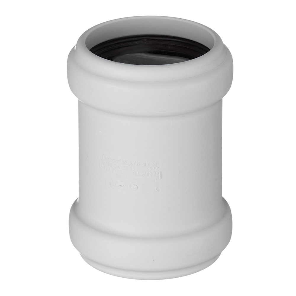 original-30510.jpg Муфта Ostendorf SKMM d58 мм пластиковая бесшумная для внутренней канализации (332510) — изображение 1