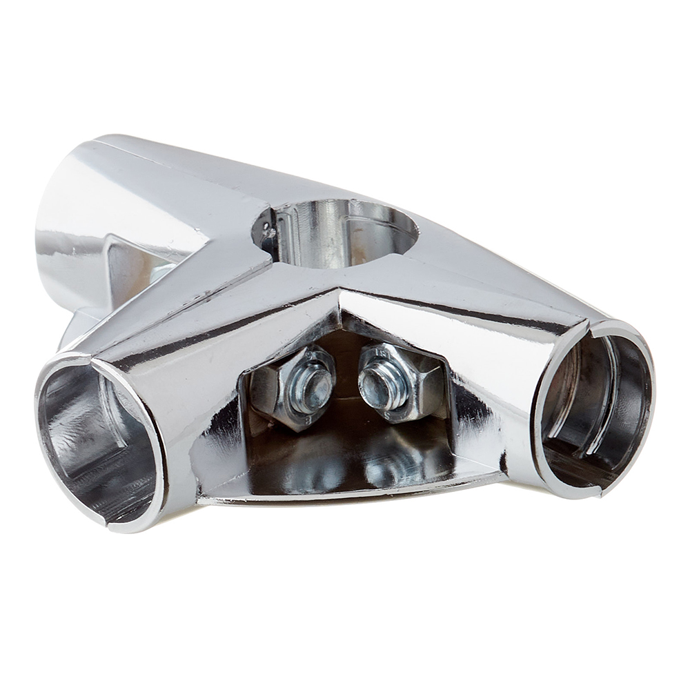 original-30515.jpg Соединитель Т-образный для пяти труб к системе Joker d25 мм с площадками хром — изображение 1