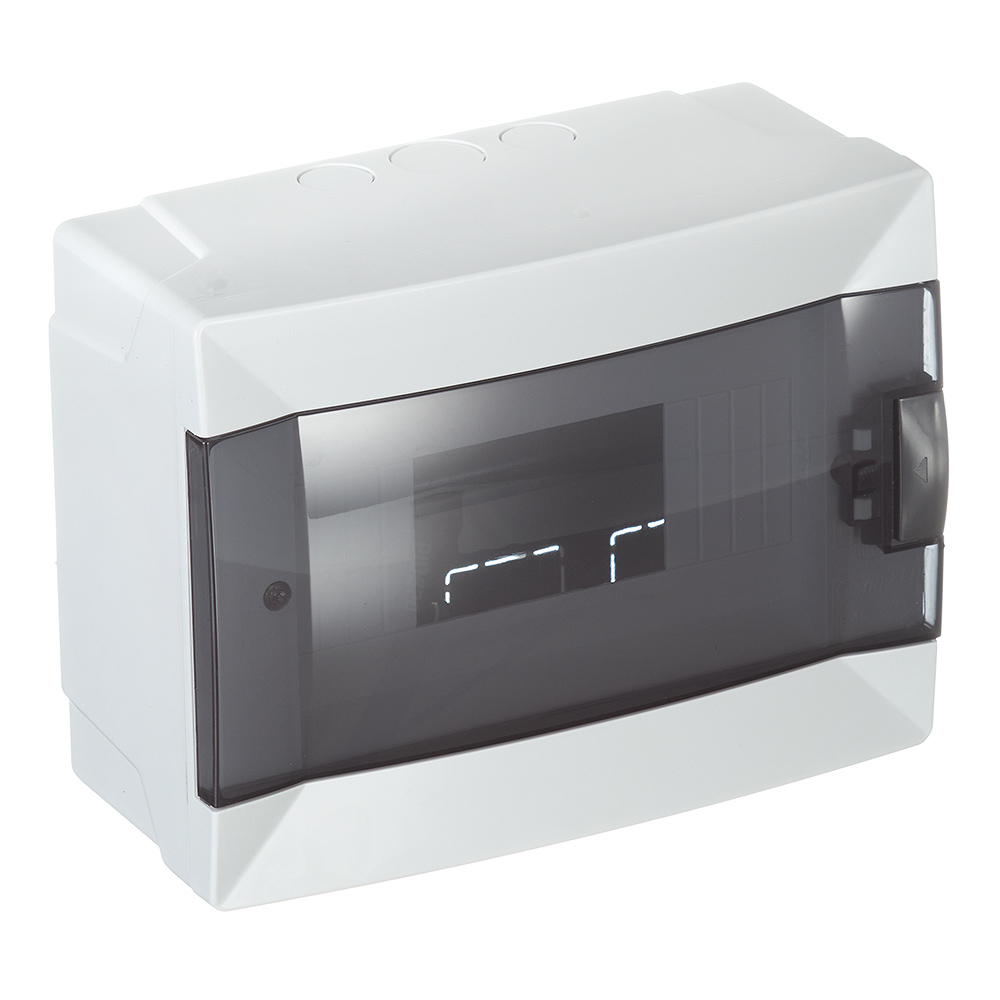 original-30527.jpg Щит распределительный навесной Makel ЩРН-П-8 пластиковый IP40 160х210х95 мм 8 модулей с DIN-рейкой и нулевой шиной — изображение 1