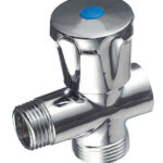 Вентиль латунный Valtec 1/2 ВР(г) х 3/4 НР(ш) х 1/2 НР(ш) для подключения бытовой техники хром (VT.255.N.04)