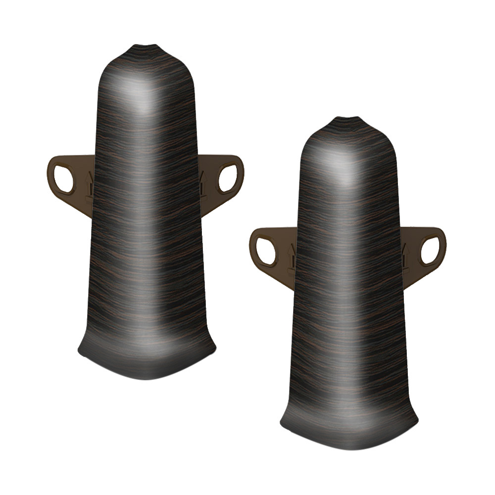 original-30535.jpg Угол наружный Деконика 70 мм венге темный Г-профиль (2 шт.) — изображение 1