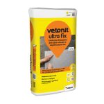 Клей для плитки/ керамогранита/ мозаики/ камня Vetonit Ultra fix серый класс C2 T S1 25 кг