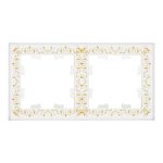 Рамка Systeme Electric AtlasDesign Art двухместная белая (ATN200102)