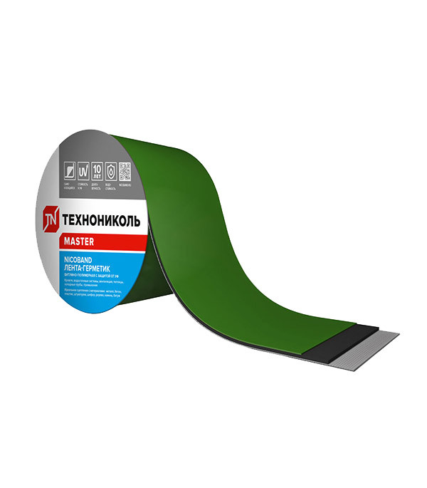 original-30698.jpg Лента гидроизоляционная Nicoband зеленая 3 м х 10 см — изображение 1
