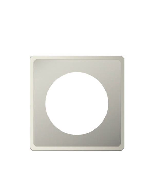 original-30744.jpg Фланец Дымок 320х320 мм для дымоходов d115 мм без изоляции AISI 430 — изображение 1