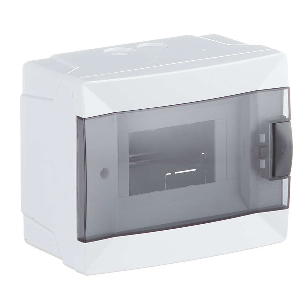 original-30754.jpg Щит распределительный навесной Makel ЩРН-П-6 пластиковый IP40 140х172х95 мм 6 модулей с DIN-рейкой и нулевой шиной — изображение 1