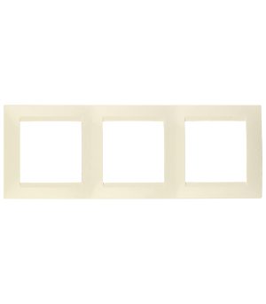 Рамка Simon 15 трехместная слоновая кость (1500630-031)