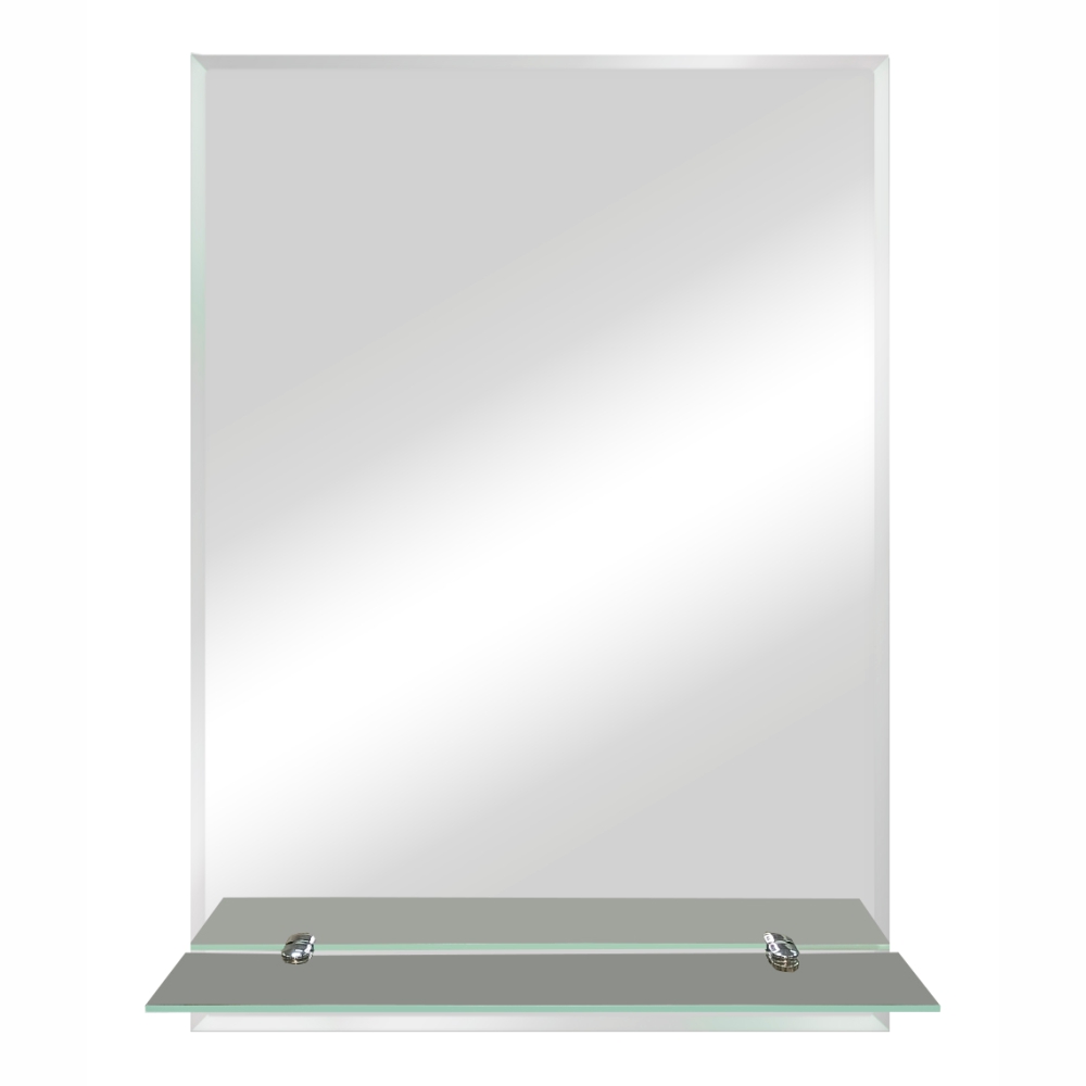 original-30854.jpg Зеркало с полкой прямоугольное 50х69 см Continent Corvo (В241) — изображение 1