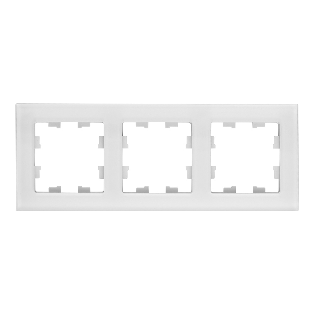 original-30875.jpg Рамка Systeme Electric AtlasDesign Nature трехместная белая (ATN320103) — изображение 1